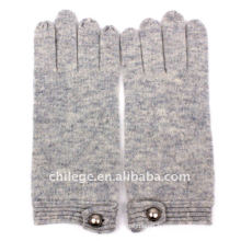 fashion buttoned cashmere knitting gloves mittens